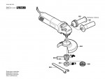 Bosch 0 601 803 703 Gws 10-125 Ce Angle Grinder 230 V / Eu Spare Parts